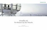Schaeffler AG Pre-Release Q2 2017 Results...at Daimler Long-standing experience in restructuring and transformation projects (Turnaround Schaeffler ... 6 July 18, 2017 Schaeffler AG