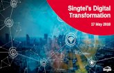 17 May 2018 - singtel.com · •Growth engines in cyber security, digital marketing, cloud and analytics Reaping benefits from digitalisation •~24% of FY18 revenue from ICT & digital