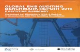 GLOBAL EHS AUDITING BENCHMARK REPORT 2016 EHS Auditin… · Global EHS Auditing Benchmark Report 2016 Executive Summary ISBN 978-1-63359-089-2 ‘‘This publication is designed to