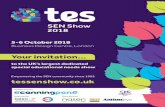 5-6 October 2018 - Essex Local Offer · 5-6 October 2018 Business Design Centre, London Supported by Event partners ... Simply register your interest in attending during the registration