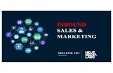 INBOUND SALES & MARKETING - The Fulcrum Group€¦ · • Sales Process BUILD • Conﬁgure Hubspot • Setup Social Channels • Campaign Deliverables • Web Build or Edits •