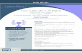 NEA Human and Civil Rights Awards Program TS NEA 9-12 Lesson Plan_2-3-16.pdf · NEA Human and Civil Rights Awards Program essons earned fro E’s Social ustice dvocates ... to be