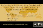 Evaluating & Recommending Bond & Stable Value Funds for ...“Consistently Good Advice in a Constantly Changing World”® AEPG® Wealth Strategies 25 Independence Blvd Warren, NJ