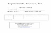 Crystalfontz America, Inc.€¦ · for half height alpha numeric fonts. Data codes (A140--~D75F) are for BIG5 code and (A1A0~F7FF) are for GB code. 1. display HCGROM fonts: Write