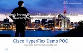 Cisco HyperFlex Demo POC - Dicker Data · Cisco HyperflexTM Systems Cisco HyperFIex7K' Systems, deliver a new generation of more flexible. scalable. enterprise-class hyperconverged