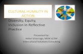 CULTURAL HUMILITY IN ACTION Diversity, Equity, Inclusion ...€¦ · 19/09/2010  · –Family parenting styles/beliefs –Language, ethnicity, religion or spirituality –Financial