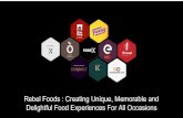 Delightful Food Experiences For All Occasions Rebel Foods ... · Job Description: Urgently needed Corporate Sales person for city X. Bulk orders have to start happening asap. Candidate