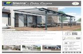 Sierra Patio Covers… · - Patio Covers Elegant solution for a patio cover 78325 Specifications Approx. dimensions. Unless a different definition is written, all products dimensions