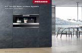 24” Whole Bean Coffee System - Miele...24” Whole Bean Coffee System Plumbed Air intake j occurs via the plinth at the bottom of the appliance and the air escapes at the top k at