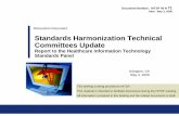 Standards Harmonization Technical Committees Update documents/Standards... · Anonymize data required by public health agencies yRe-identification as needed is authorized for public