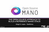 THE OPEN SOURCE APPROACH TO BUILD A REFERENCE MANO … · • An Open Source Community hosted by ETSI • Easing alignment with NFV ISG • Driven by service provider requirements