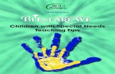 Children with Special Needs Teaching Tips - RCL Benziger€¦ · teacher’s guide, and the teaching tips to support the formation of children with disabilities throughout all grade