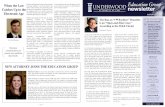 Education Group newsletter - Underwood Law Firm, P.C....becoming paperless, and smart phones and tablets make ordering and negotiating goods and services instantaneous. In response,