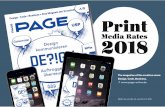 E Mediadaten Print 2018 - PAGE online · buyers, product designers, programmers, project managers, artwork artists/ DTP operators, start-ups, strategy consultants, copywriters, type