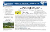In This Issue Meeting the Call Northern New England...As part of its 2012 Comprehensive Plan Join STaR as we host a webinar about conomic evelopment in Small Town America Wednesday,