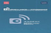 SURVEILLANCE and CITIZENSHIP - Cardiff Universitymappedsites.cardiff.ac.uk/.../24/2015/06/SurveillanceAndCitizenship... · me great pleasure to welcome you to Cardiff and to the conference