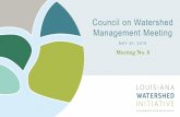 Council on Watershed Management Meeting€¦ · Interstate Summit JUNE 12, 2019 Bossier Civic Center, Bossier City Focus on bringing together state and regional counterparts in Louisiana,