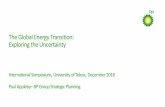 The Global Energy Transition: Exploring the …...2018/12/03  · The Global Energy Transition: Exploring the Uncertainty International Symposium, University of Tokyo, December 2018