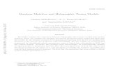 Chethan KRISHNAN , K. V. Pavan KUMAR and Sambuddha … · Random Matrices and Holographic Tensor Models Chethan KRISHNAN a, K. V. Pavan KUMAR y, and Sambuddha SANYALbz ... p= 9(i