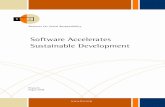 Software Accelerates Sustainable Development · 2015-06-04 · To this end, software companies need to better understand how their applications can serve as sustainable development