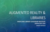 Augmented Reality & Libraries apps h ttp: // ... These augmented reality experiences are called Auras.