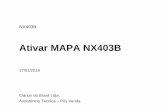 Ativar MAPA NX403B - Clarion · Clarion do Brasil Ltda. Assistência Técnica –Pós Venda Ativar MAPA NX403B NX403B 17/01/2018