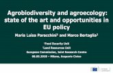 Agrobiodiversity and agroecology: state of the art and … · 2020-01-30 · Agrobiodiversity and agroecology: state of the art and opportunities in EU policy 1Food Security Unit