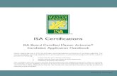 ISA Certifications - ISA RMC · A Consultant's Guide to Writing Effective Reports Business Relations A Photographic Guide to the Evaluation of Hazard Trees in Urban Areas Risk Assessment