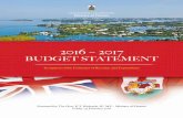 BUDGET STATEMENT - Bermuda · Budget Statement In Support of the eStImateS of revenue and expendIture 2016–2017 preSented By the hon. e.t. rIchardS, Jp, mp mInISter of fInance 19