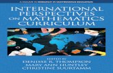 International Perspectives on Mathematics Curriculum · 2018-11-14 · Enacted mathematics curriculum: A conceptual framework and research needs. Charlotte, NC: Information Age. Travers,