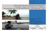 Shrinking and Sinking Deltas: Major role of Dams in delta … · Shrinking and Sinking Deltas 2 South Asia Network on Dams, Rivers and People May 2014 1. Introduction “Welcome to