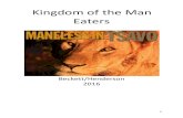 Kingdom of the Man Eaters - Mr.Beckett · Kingdom of the Man-eaters: Chapter 1 Vocabulary Fill in the blanks with one of the words from the word bank. The words are used only once.