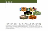 [EMERGENCY MANAGEMENT]€¦ · [EMERGENCY MANAGEMENT] The Emergency Management research theme focuses on emerging, re-emerging or endemic pathogens and pests in livestock and crops