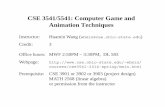 CSE 3541/5541: Computer Game and Animation Techniquesweb.cse.ohio-state.edu/~wang.3602/courses/cse3541-2015-spring/0… · MATH 2568 (linear algebra) or permission from the instructor