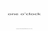 one o’clock - NumberSense · one o’clock Written time_Grade R.indd 1 2018-03-23 03:11:47 PM . two o’clock Written time_Grade R.indd 2 2018-03-23 03:11:47 PM