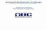 Animal Behavior College · Animal Behavior College's Headquarters is located in the beautifully landscaped Southern California Innovation Park in Santa Clarita Valley, approximately