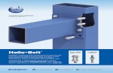 Hollo-Bolt Lindibolt · The Hollo-Bolt is featured in the BCSA and SCI design guide ‘Joints in Steel Construction – Simple Connections’, refer to this guide for designing primary