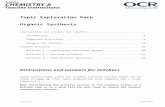OCR A Level Chemistry A TEP - pdf.ocr.org.uk  · Web viewOrganic Synthesis. Instructions and answers for teachers1. Introduction2. Suggested activities4. Answers for teachers6. Learner