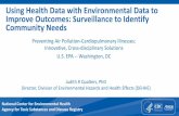 Using Health Data with Environmental Data to Improve Outcomes: Surveillance … · 2017-02-15 · Public Health Surveillance Ongoing, systematic collection, analysis, interpretation