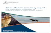Consultation summary report - agric.wa.gov.au · We heard from a wide range of stakeholders, including dog owners, dog breeders, dog trainers, local government employees, pet business