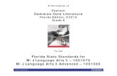 Pearson Common Core Literatureassets.pearsonschool.com/asset_mgr/pending/2013-11/...A Correlation of . Pearson . Common Core Literature . Florida Edition, ©2015 . Grade 8 . To the