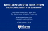 NAVIGATING DIGITAL DISRUPTION · 2020-01-06 · MI SBI Corp. Innov. Workshop, Navigating Digital Disruption 10. Forming a collective of health systems that speed up development of