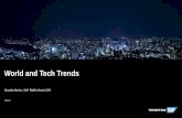 World and Tech Trends - SAP...3 Internet of Things (IoT) 2013 to 2020 Market Forecast: Billions of Things, Trillions of Dollars, IDC, 2013. 4 Statista, 2014. 40 % Growth in adoption
