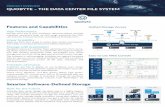QUOBYTE – THE DATA CENTER FILE SYSTEMPOSIX file system for seamless integration High IOPS, consistent sub-millisecond latency “Lights-out” data center resiliency; self-healing