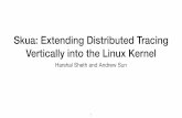 Extending end-to-end tracing into the kernelmath.mit.edu/research/highschool/primes/materials... · • Jaeger C++ client sends its context into the kernel • Treats the Linux kernel