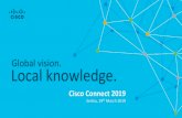 Global vision. Local knowledge. - Cisco - Global Home Page · Cisco® Encrypted Traffic Analytics (ETA) • Automated macro and micro segmentation with Cisco Software-Defined Access