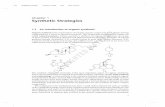 Chapter 1 Synthetic Strategies1.1 An introduction to organic synthesis ... groups and appropriate control of stereochemistry. c01 BLBK060-Parashar October 6, 2008 9:26 Char Count=