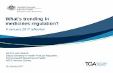 What’s trending in medicines regulation? · 1/24/2017  · What’s trending in medicines regulation? A January 2017 reflection • How do we compare? Medicine approvals and timeframes