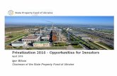 Privatization 2016-Opportunities for Investors˜нформация... · Selection 30-45 after announcement . FOR PRIVATIZATION IN 2016 ABOUT 450 ASSETES, ... "\ APLICATION PROCESS