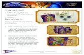 BINGO Game - D23cdn.media.d23.com/files/d23fanniversary2016/Fann_Crafts_bingo.pdf · BINGO Game What You’ll Need • 8 1/2” x 11” cardstock (we recommend 110-pound paper for